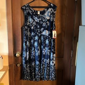 XL BILA POPOVER DRESS NWT